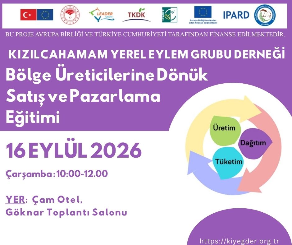 BÖLGE ÜRETİCİLERİNE YÖNELİK SATIŞ PAZARLAMA EĞİTİMİ