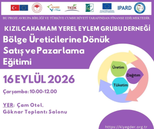 BÖLGE ÜRETİCİLERİNE YÖNELİK SATIŞ PAZARLAMA EĞİTİMİ